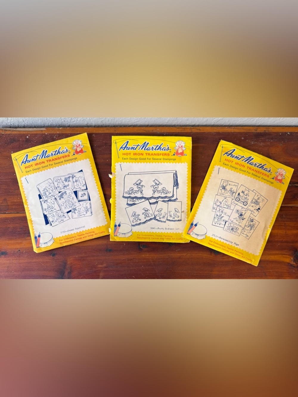Vintage stitch patterns Crewel Embroidery textile painting needlepoint canvas